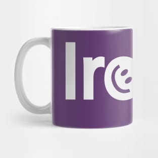 Irony being ironic artistic design Mug